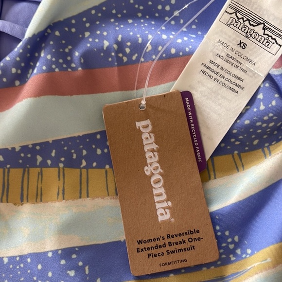 Patagonia NEW Women’s Reversible Extended Break One Piece Swimsuit Sz XS - Picture 7 of 8